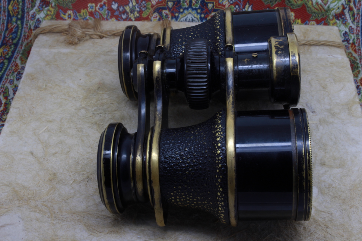 Rare Early 1900s "The Lynx" Compass Binocular by Lawrence & Mayo