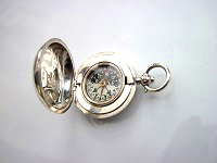 Solid Silver Hunter Cased Compass, 1913