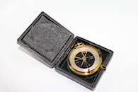 French Sighting Clinometer Compass by HENNEQUIN c. 1900