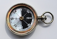 STANLEY LNODON Singer MOP Dial Compass, c. 1865
