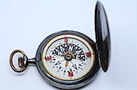 Hunter Compass by Barker & Son for A. HAUSTETTER, NEW YORK, c. 1900