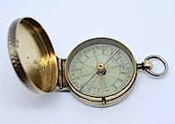 Silver Gilded Aspray Compass Hallmarked London 1863