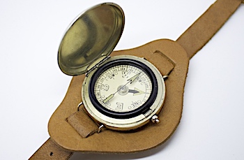 English Officer WWII Wrist Compass