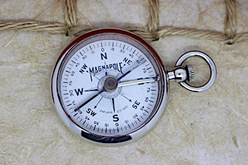 WWI Vintage Magnapole Taylor Compass, c. 1915  