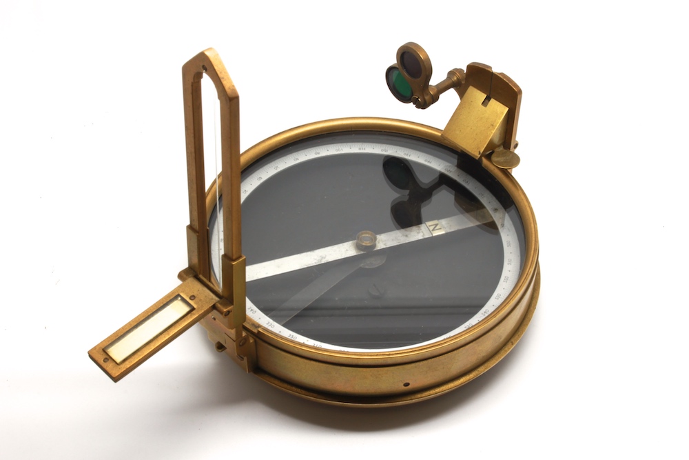 English Military Sighting Compass by T. Cooke & Sons, 1894