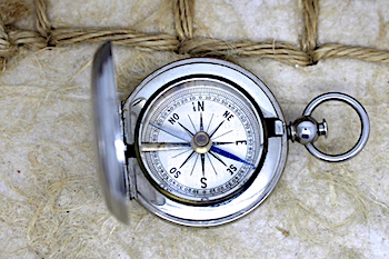 French Hunter Compass by MANUFRANCE, Armes et Cycles, St-Etienne, c. 1920