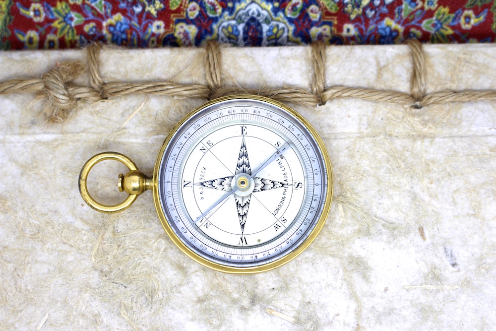  Antique English Compass by R & J BECK, London, c. 1860
