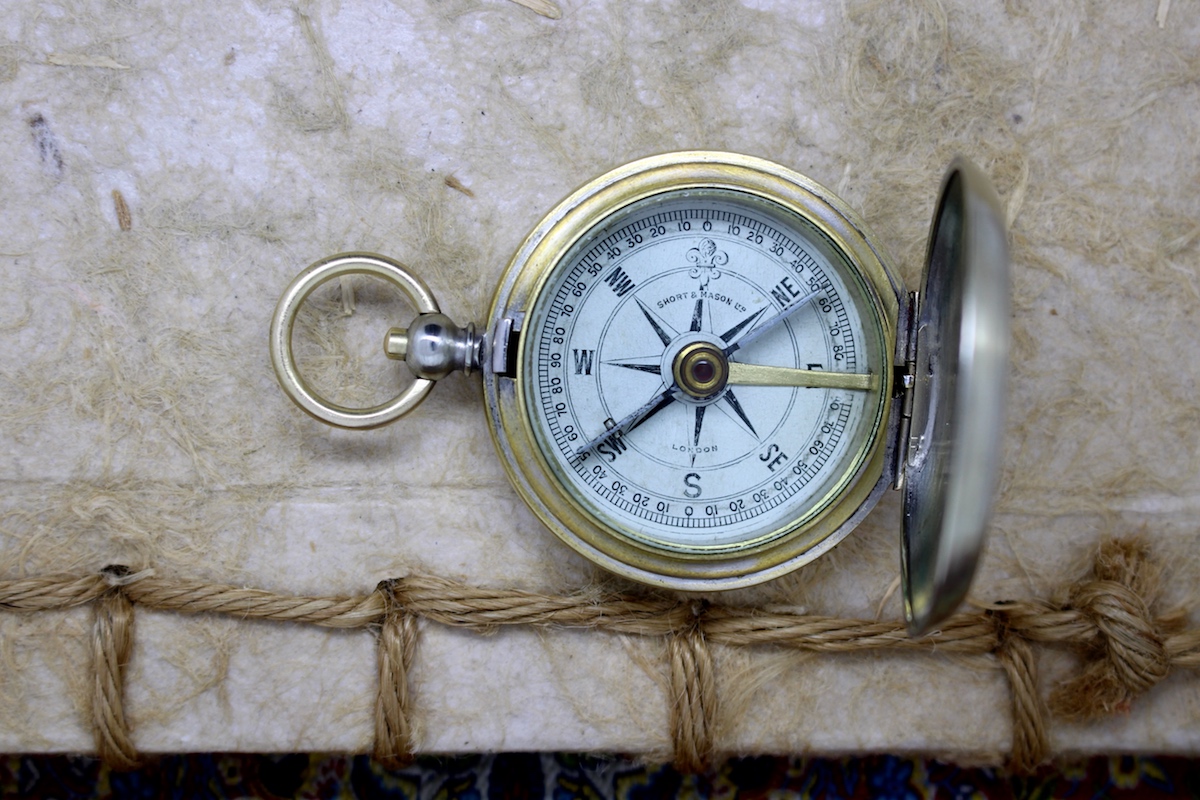 Short & Mason English Hunter Compass,  c. 1910
