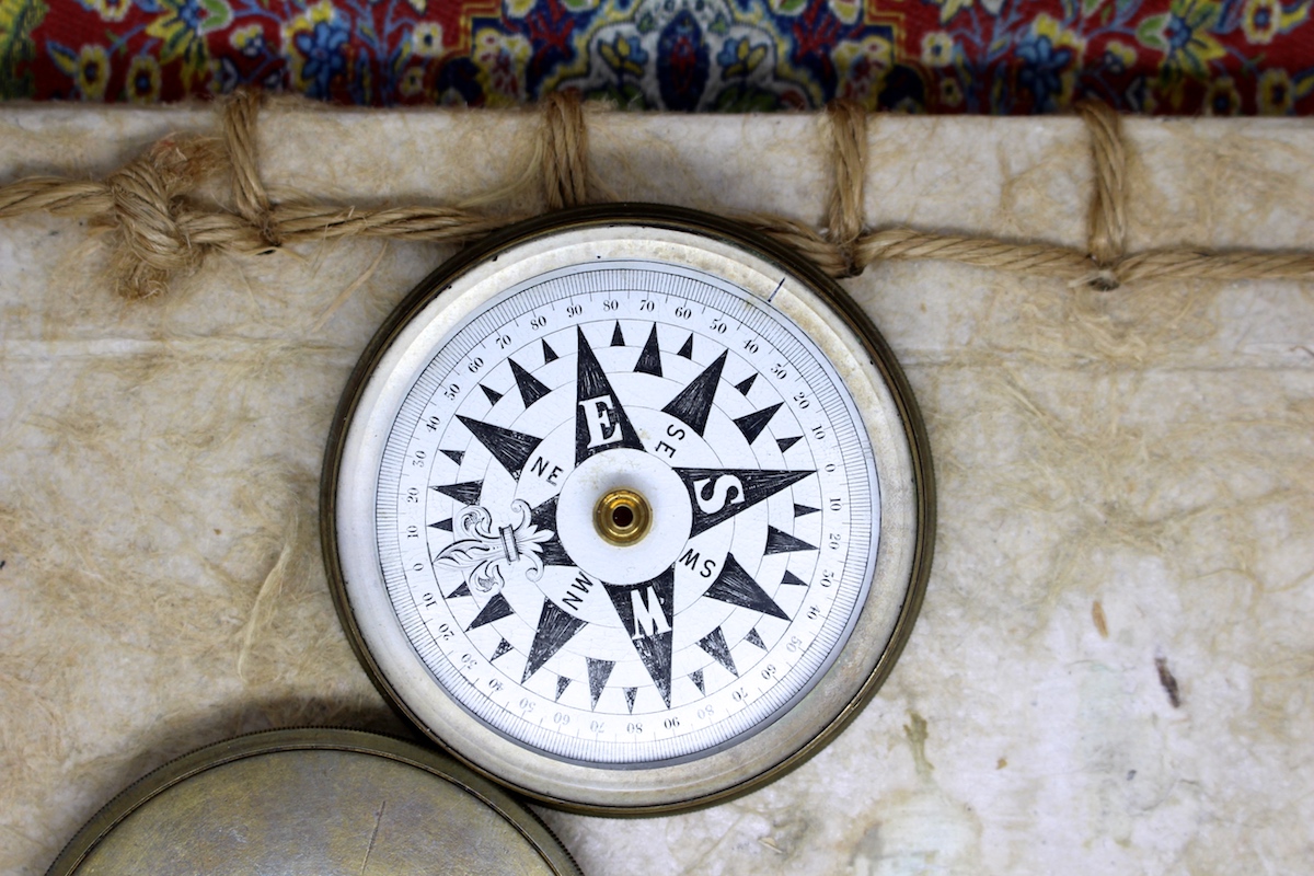 Victorian Short & Mason Brass Compass, c. 1890