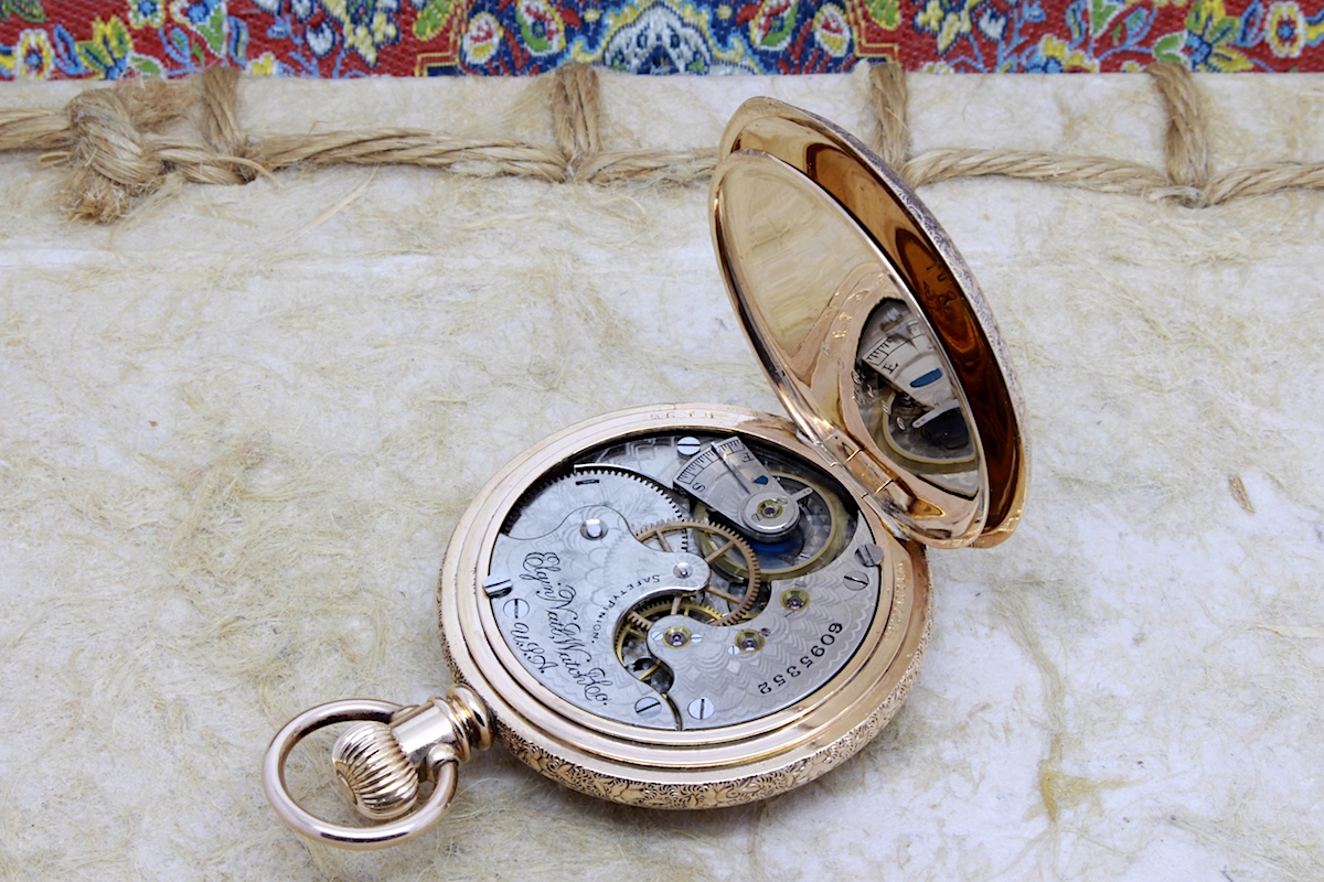Serviced 1896 Elgin Gold Filled 6 Size Pocket Watch