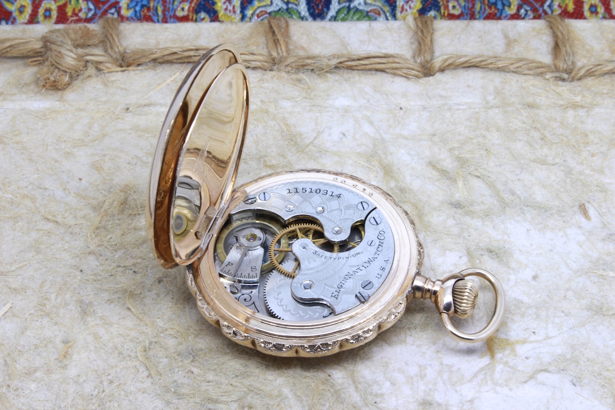 Ladies 1905 Elgin Gold Filled 6 Size Pocket Watch