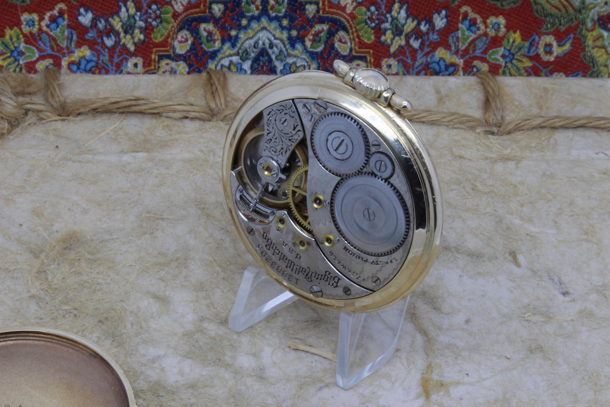 1909 Gold Filled 12 Size Elgin Pocket Watch