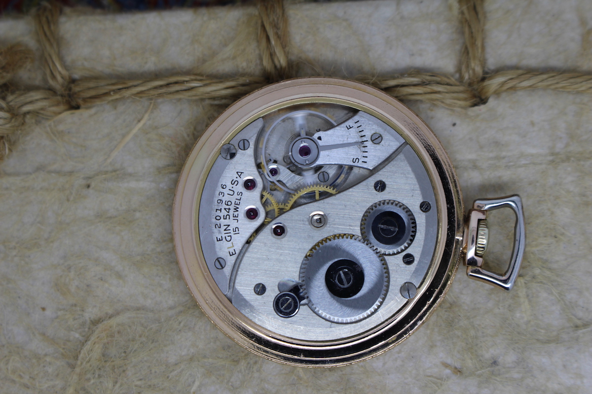 1941 Elgin Gold-Plated 10 Size Pocket Watch