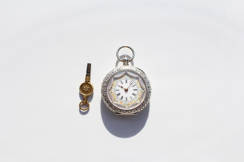 Ladies Swiss Pocket Watch, c. 1860