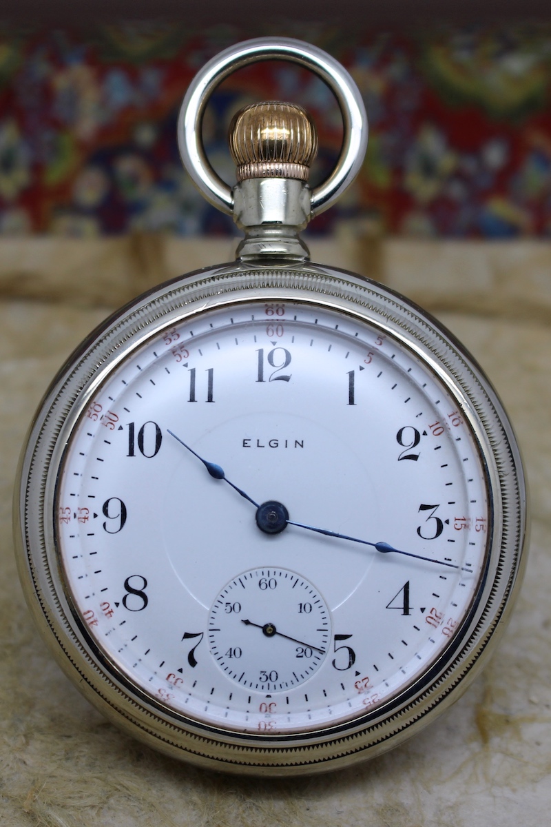 1909 Swing-Out Case 18 Size Elgin Pocket Watch