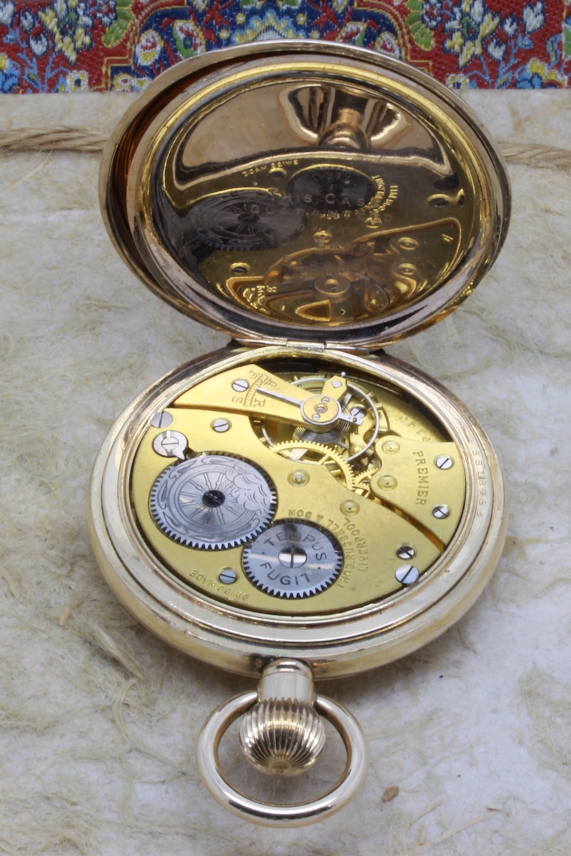 Thomas Russell & Son c. 1900 Gold Filled 16 Size Hunter Pocket Watch