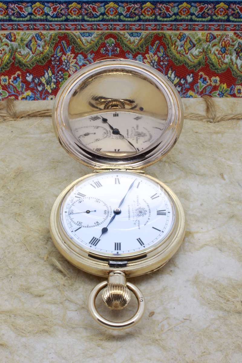 Thomas Russell & Son c. 1900 Gold Filled 16 Size Hunter Pocket Watch