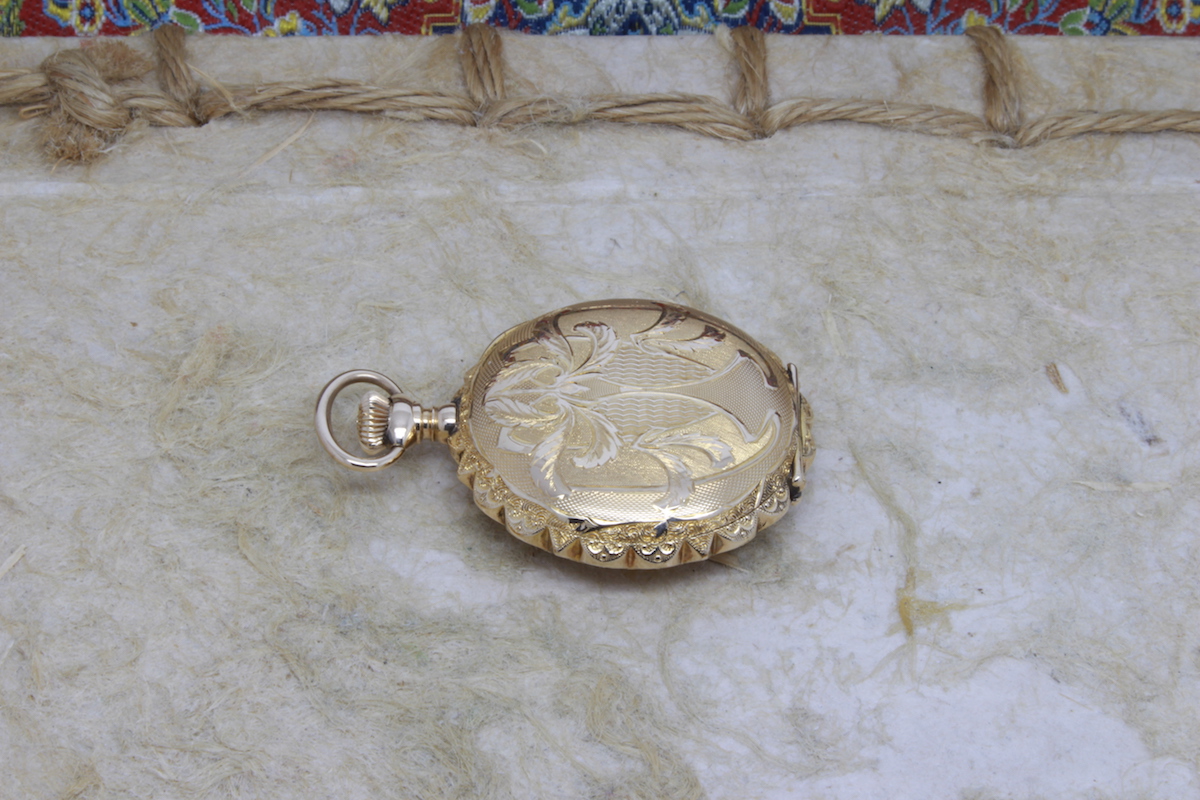 Ladies 1901 Waltham 0 Size Gold-Filled Pocket Watch