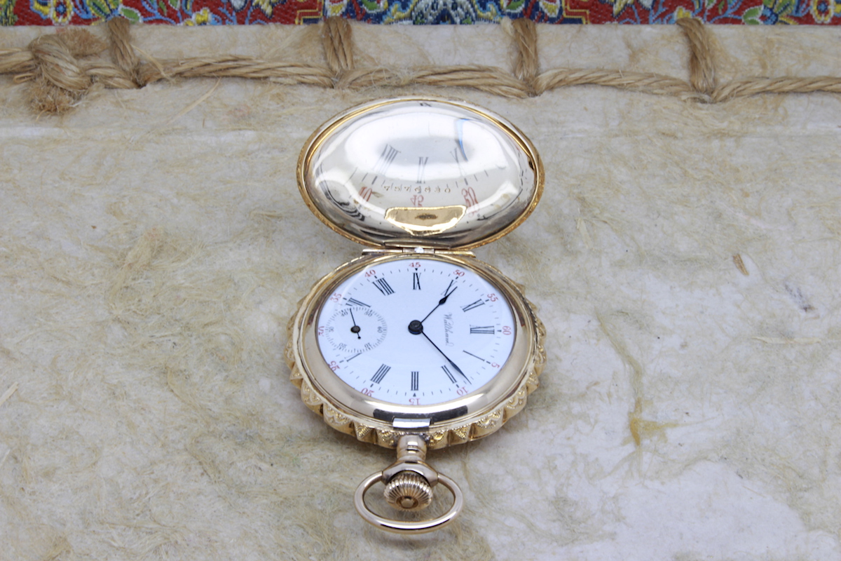 Ladies 1901 Waltham 0 Size Gold-Filled Pocket Watch