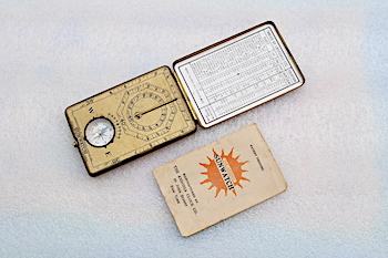 ANSONIA Sunwatch Compass c. 1930