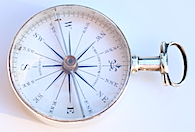 Georgian Silver Long-Neck Compass by Troughton & Simms, Hallmarked London 1836