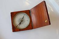 Wood Cased Compass by STANLEY, LONDON, c. 1880