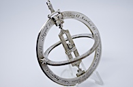 Silver Universal Ring Sundial-Sun Compass, c. 1830