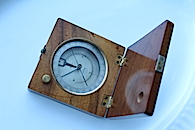 Large Wood Cased Hungarian Compass and Clinometer, c. 1910