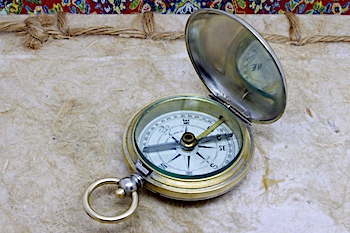Short & Mason English Hunter Compass,  c. 1910