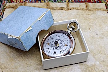 Official Girl Scout Compass in Box, 1918
