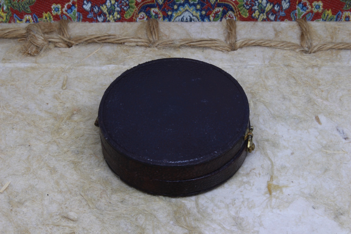 Victorian Leather-Cased Nautical Compass, c. 1880