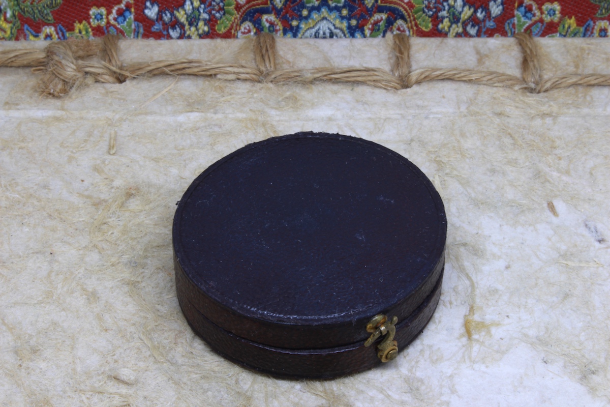 Victorian Leather-Cased Nautical Compass, c. 1880