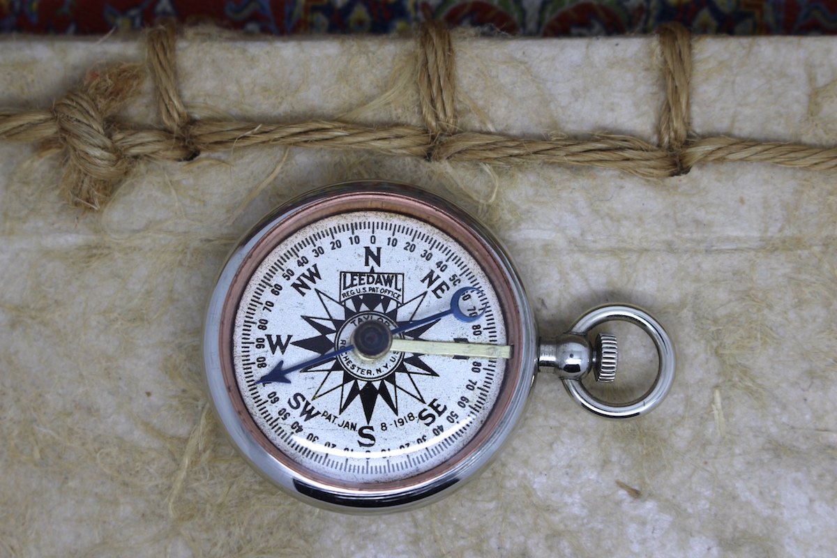 WWI Leedawl Short & Mason Antique Compass, 1918