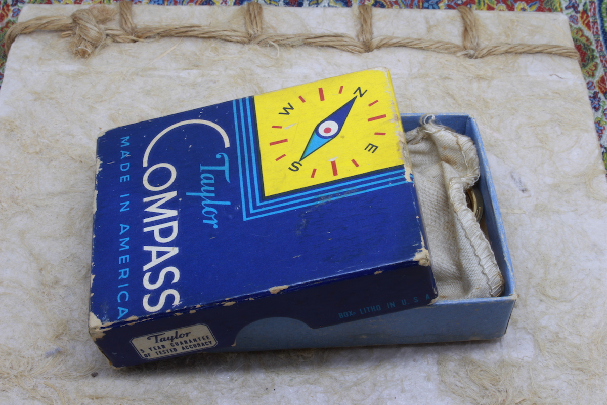 1930 Taylor Gydawl Compass in Original Box