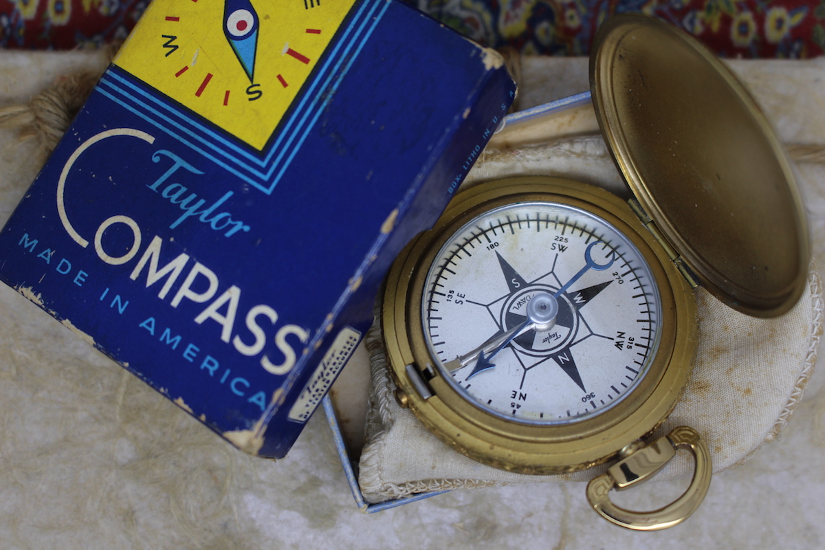 1930 Taylor Gydawl Compass in Original Box