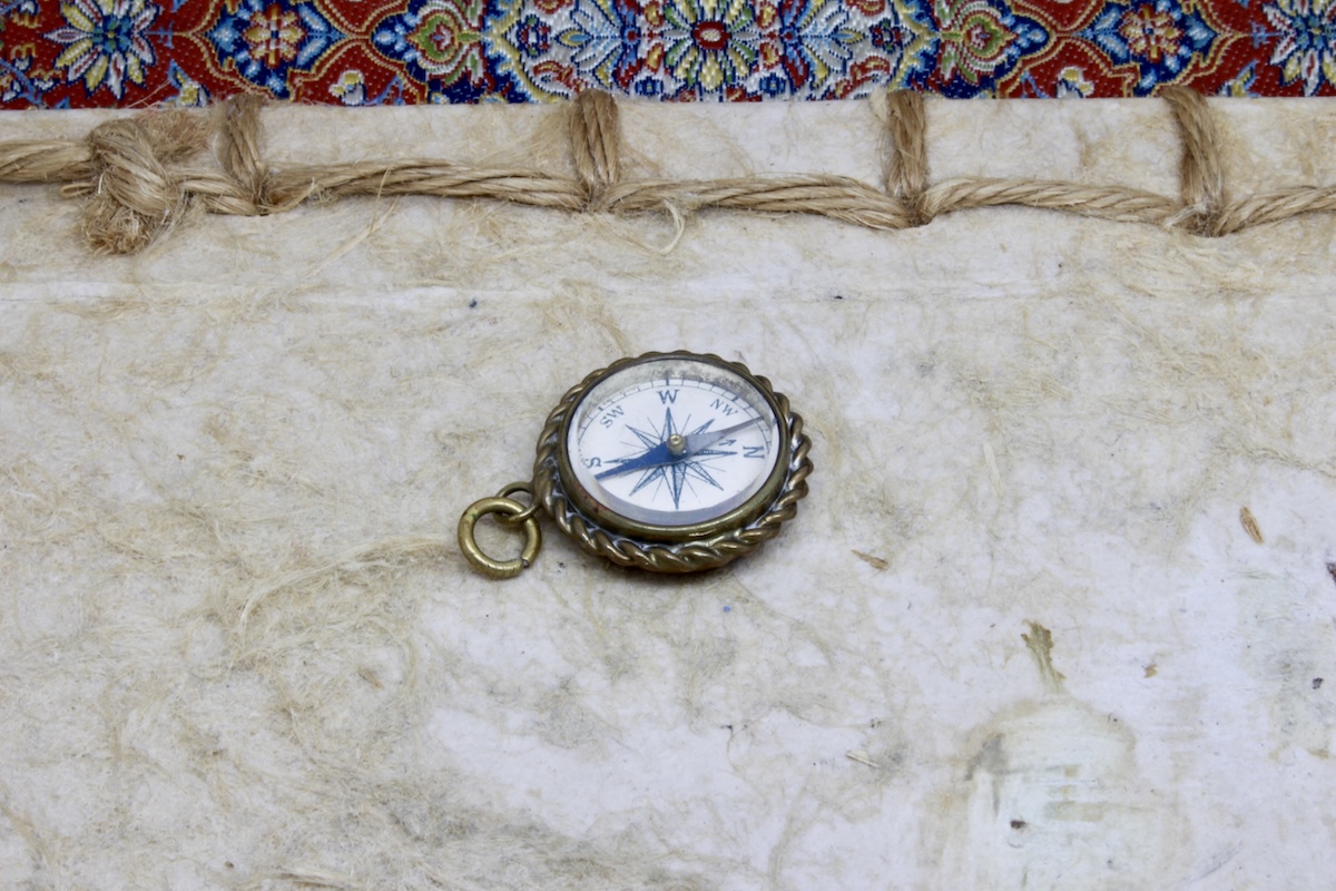 Nice French Compass Fob, c. 1930