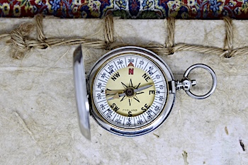English Hunter Antique Compass, c. 1920