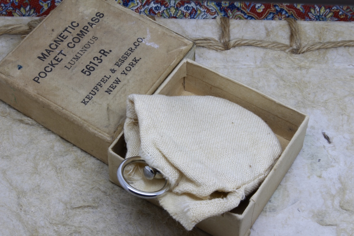 Antique Keuffel & Esser Compass in Original Box, c. 1920