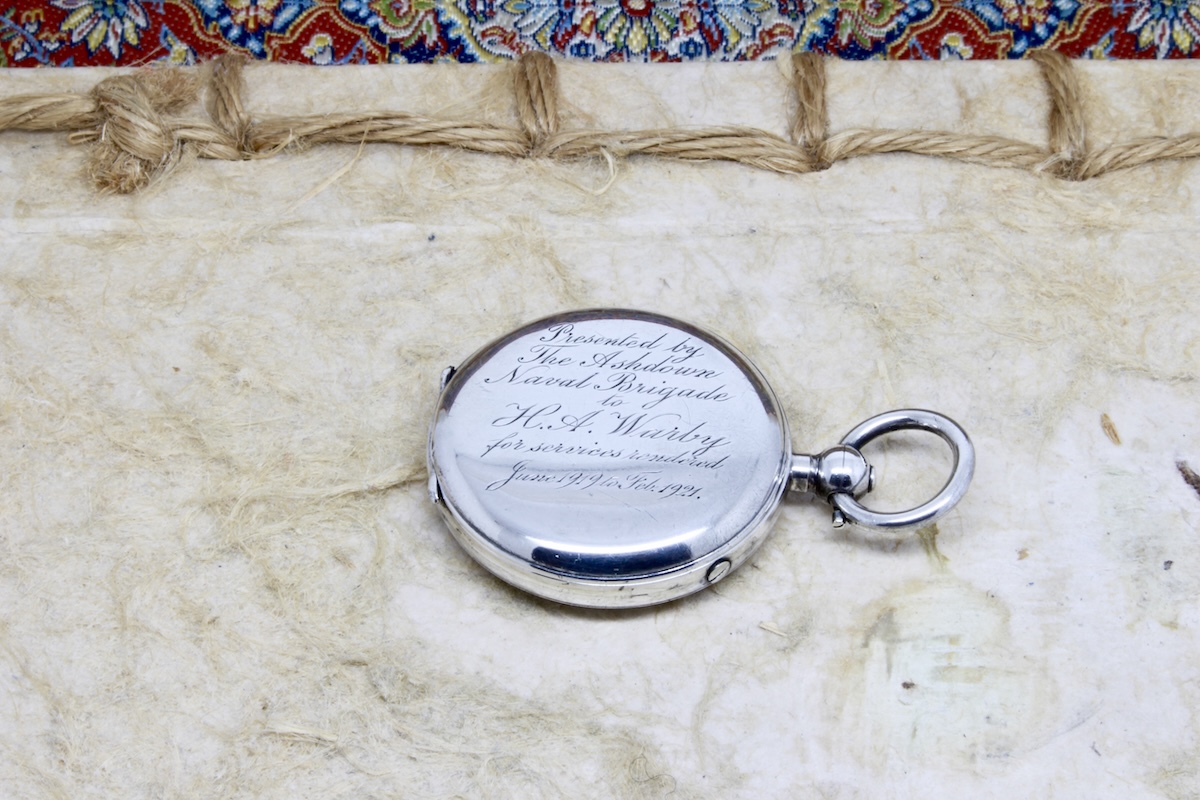 Presentation Silver Compass by Barker & Son, Hallmarked London 1911