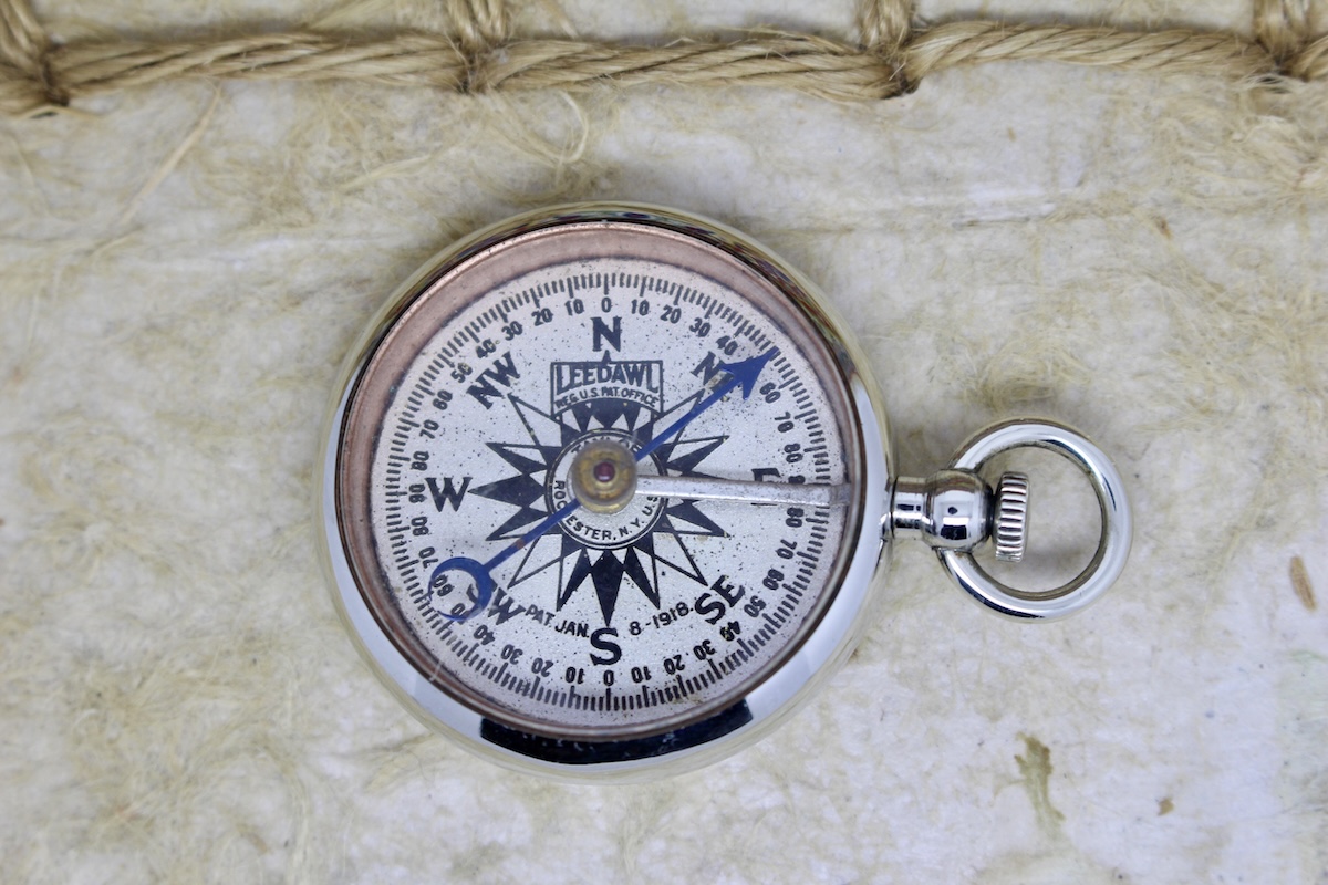 WWI Leedawl Taylor Antique Compass, 1918
