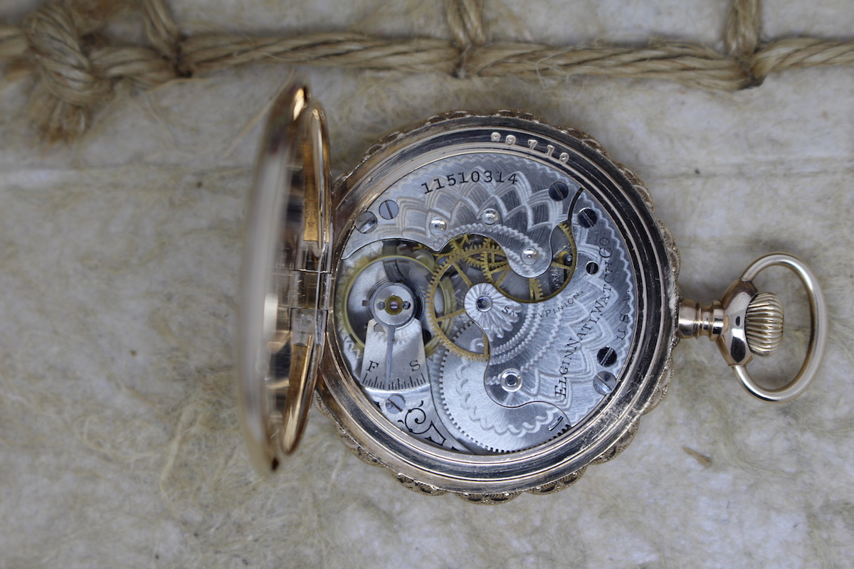 Serviced 1905 Elgin Gold Filled 6 Size Pocket Watch