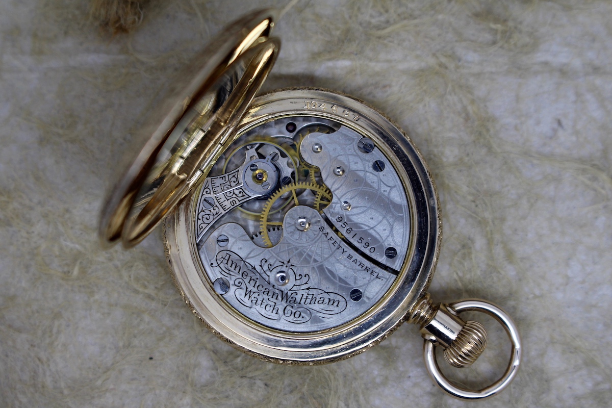 Serviced 1900 Waltham Gold Filled Pocket Watch