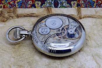 1916 Salesman Santa Fe Special 21 Jewels Illinois Pocket Watch