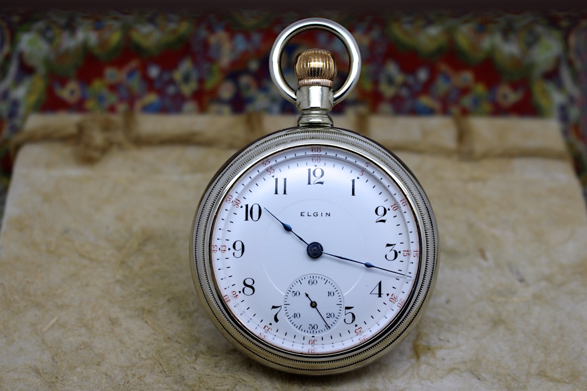 1909 Swing-Out Case 18 Size Elgin Pocket Watch