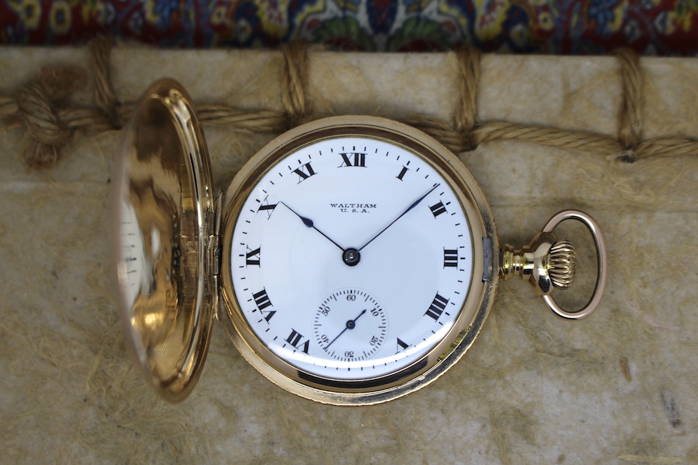 1917 Gold Filled 16 Size Waltham Pocket Watch