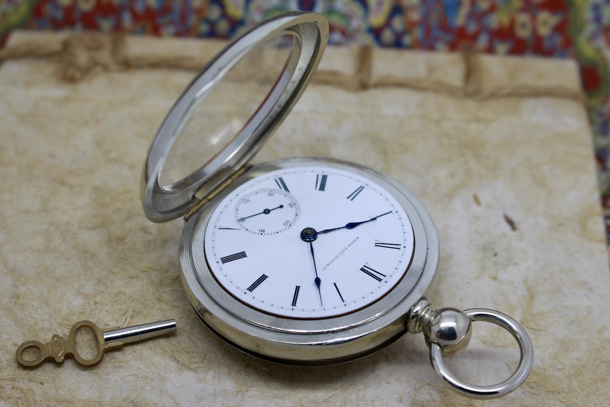 Serviced 1873 Elgin G. M. Wheeler 18 Size 13 Jewels Key Wind/Set Pocket Watch