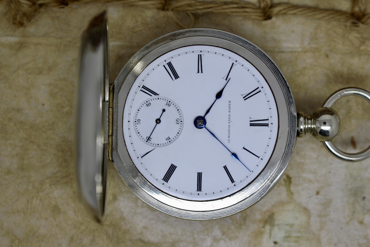 Serviced 1873 Elgin G. M. Wheeler 18 Size 13 Jewels Key Wind/Set Pocket Watch