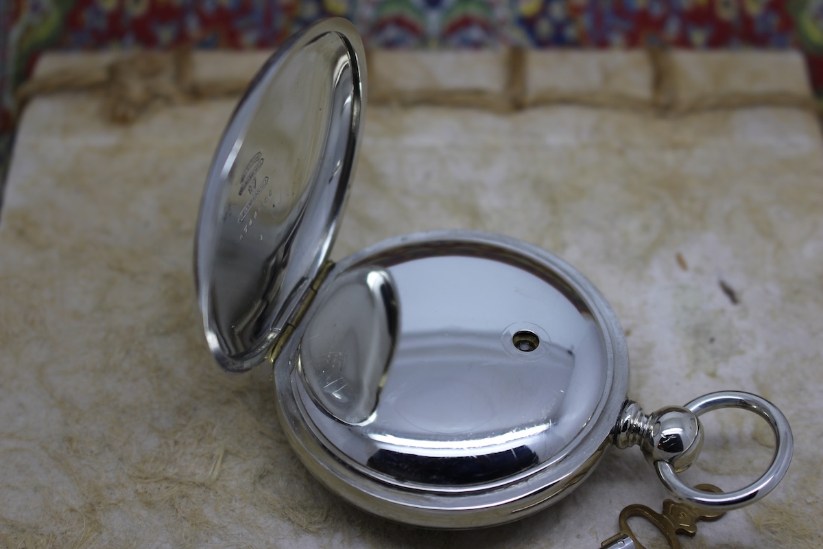 Serviced 1873 Elgin G. M. Wheeler 18 Size 13 Jewels Key Wind/Set Pocket Watch