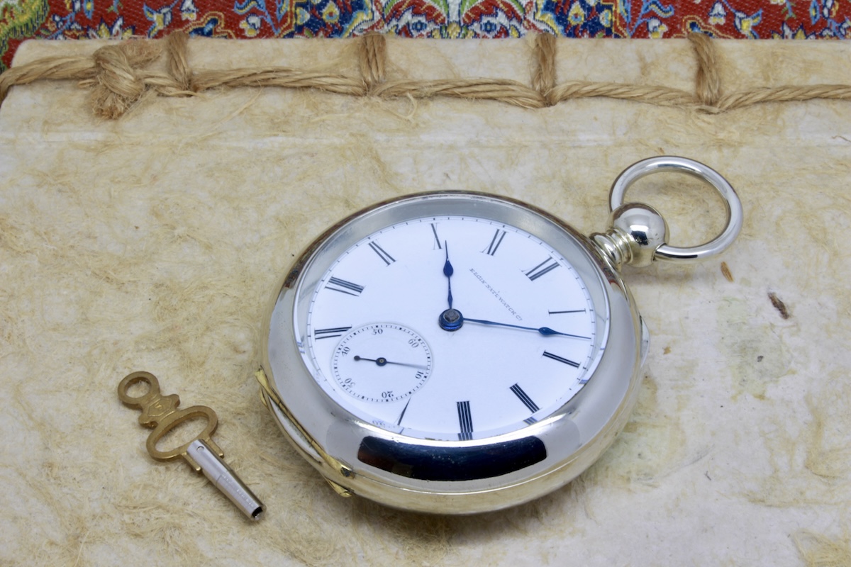 Serviced 1873 Elgin G. M. Wheeler 18 Size 13 Jewels Key Wind/Set Pocket Watch