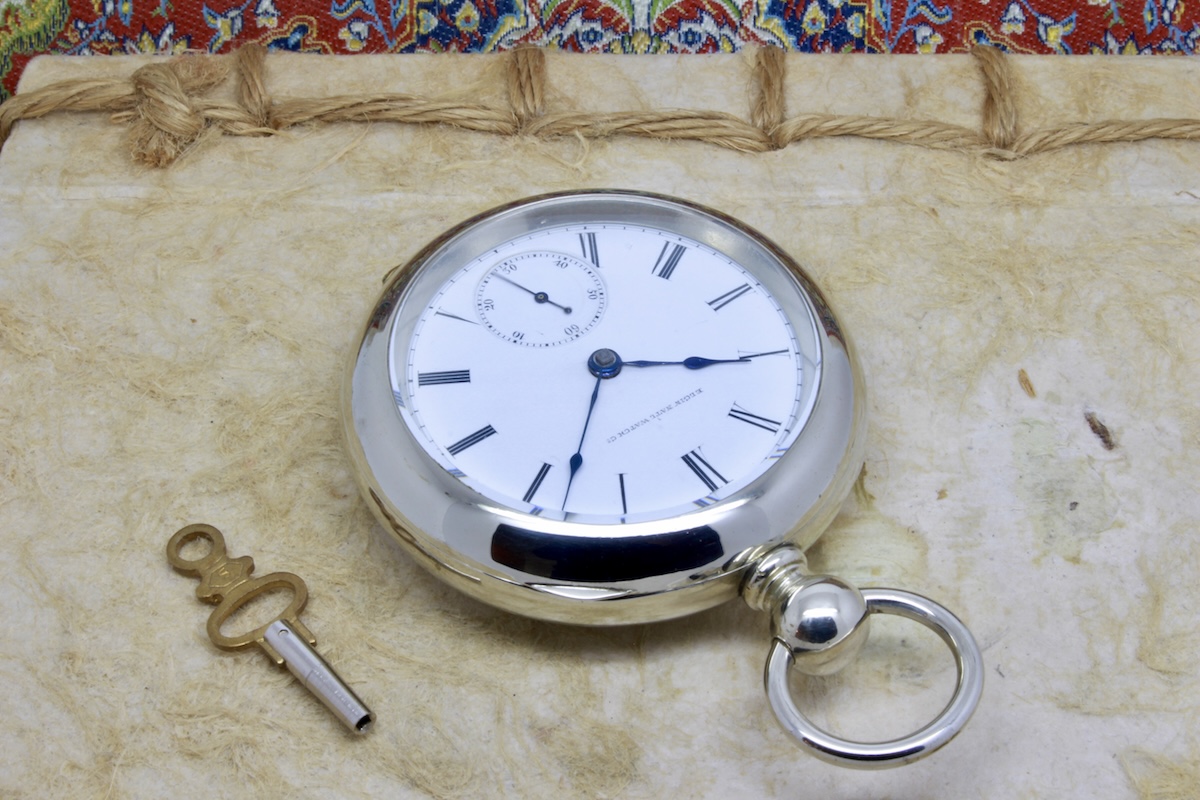 Serviced 1873 Elgin G. M. Wheeler 18 Size 13 Jewels Key Wind/Set Pocket Watch